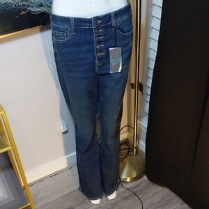 Studio Blue Maddie High Rise Flare Button Fly Jean